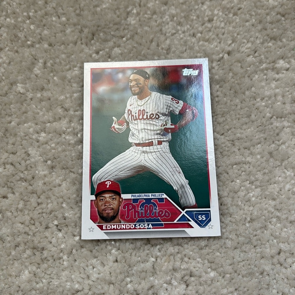 Pack of Phillies baseball cards